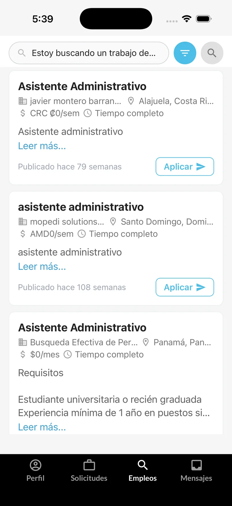 Encuentra el empleo correcto. mobile preview