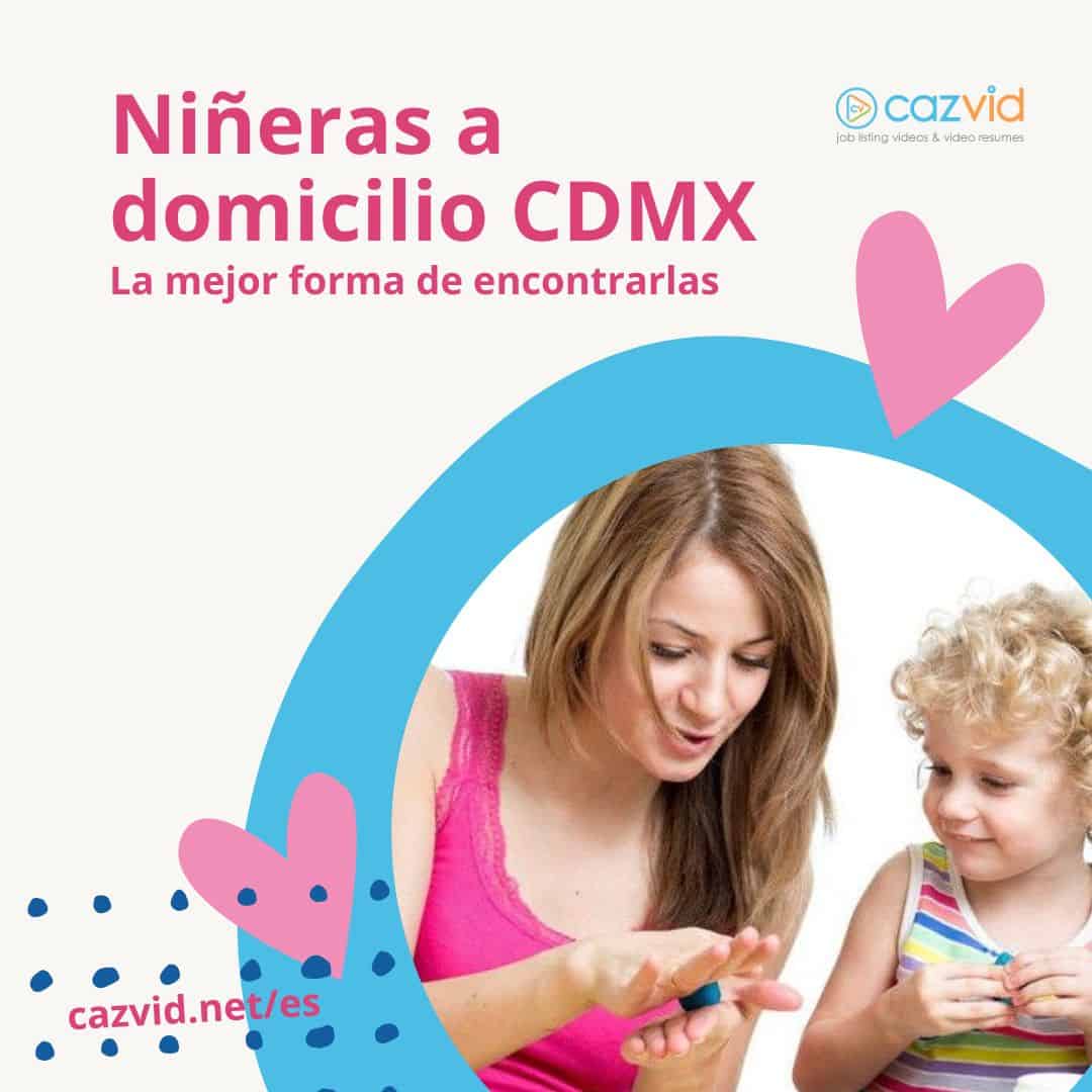 Niñeras a domicilio en CDMX