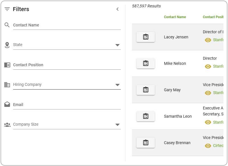 Agency Leads contacts database