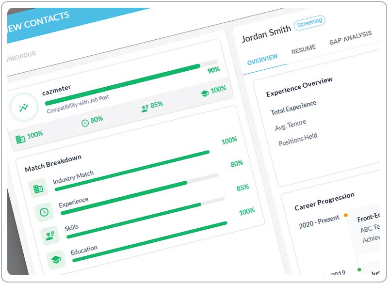 CazVid AI Powered Resume Matching