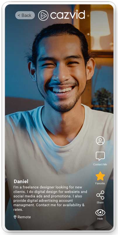 CazVid App Video Resume