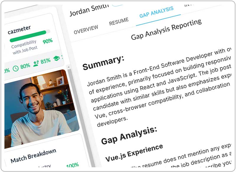 CazVid Resume Gap Analysis Report