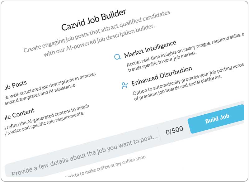 CazVid Job Builder
