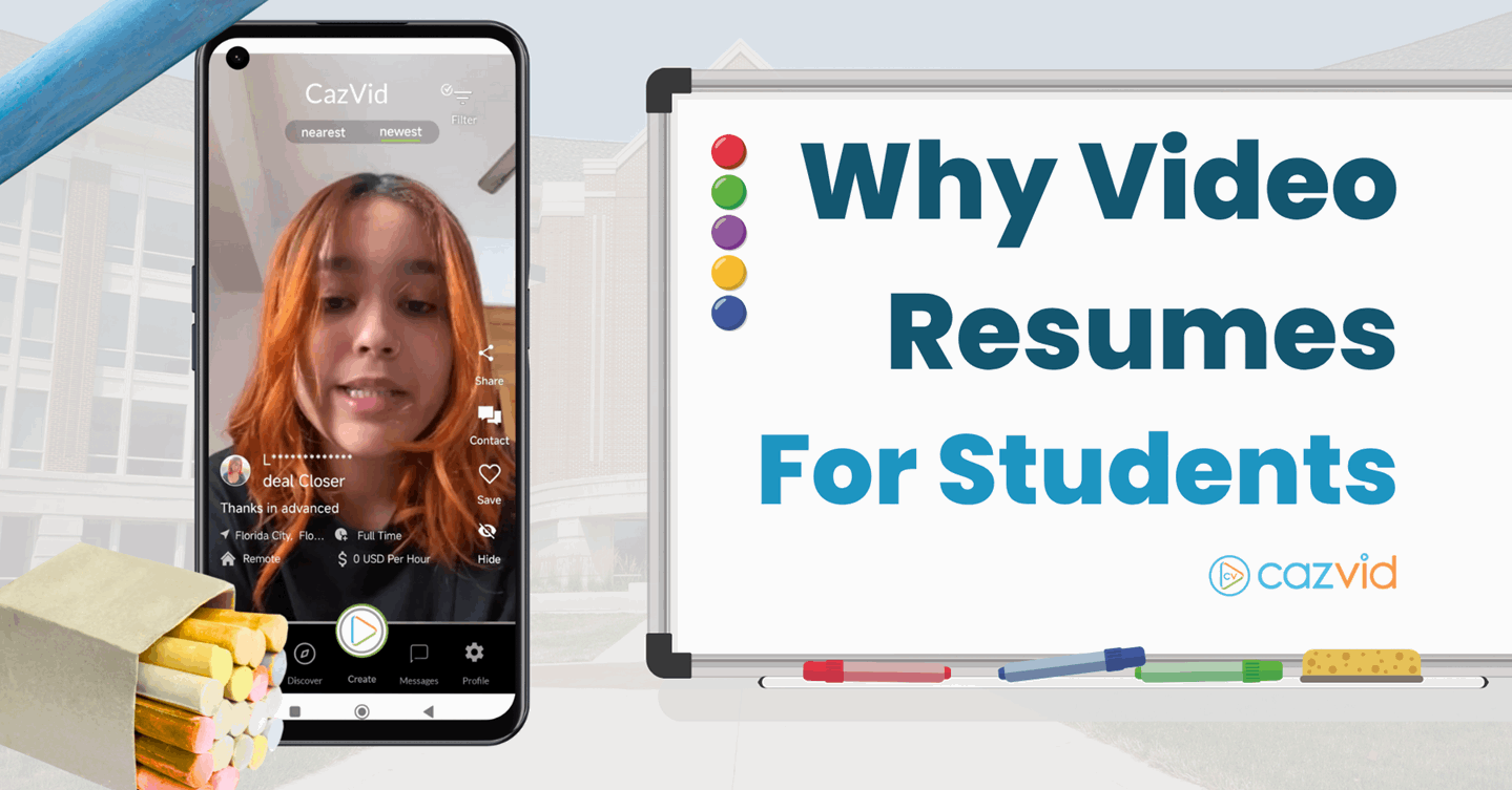 video resumes for students