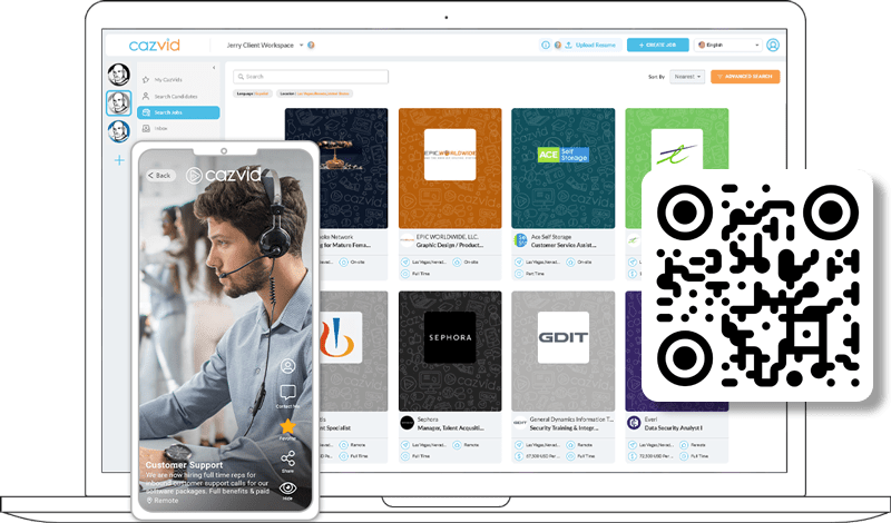 CazVid worldwide job board app download