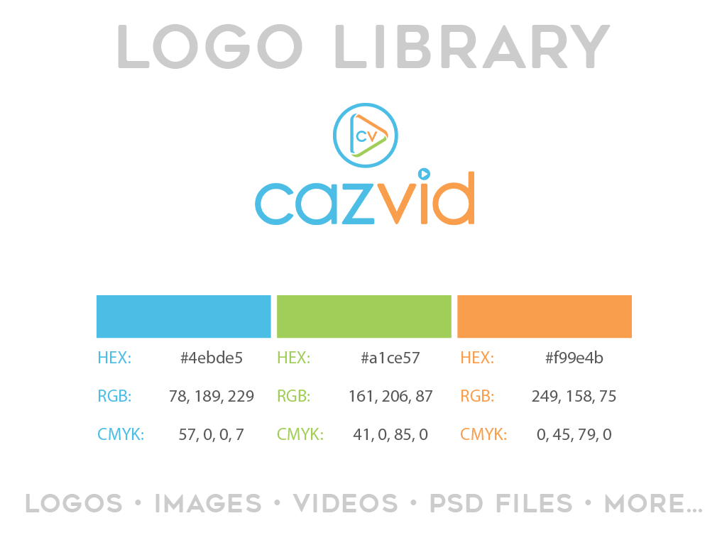 CazVid Logo Library