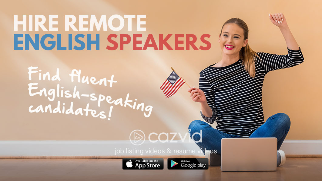 CazVid Blog Remote English Speaking Candidates