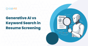 generative AI vs keyword search in resume screening